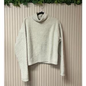 Missguided Born High Neck Sweatshirt Stone Women’s Size 6